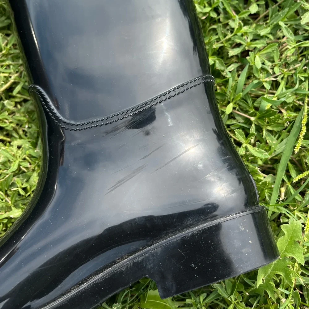 Coach Rain Boots | Black | 7 - Picture 3 of 6